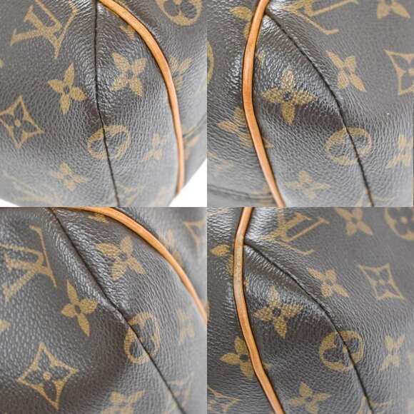 LOUIS VUITTON Logo Totally PM Shoulder Bag Monogram Leather Brown - Picture 7 of 15